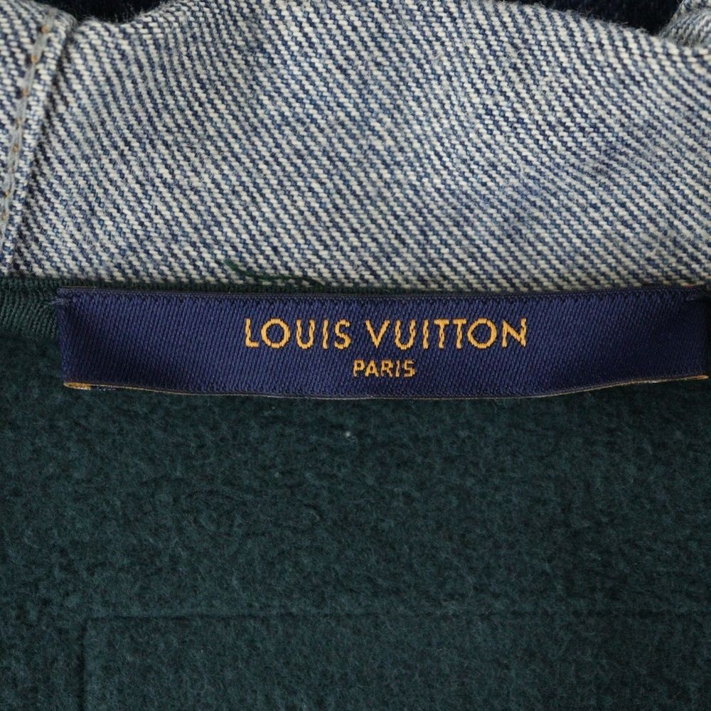 LOUIS VUITTON (ルイヴィトン) 22AW ハイブリッドデニム切り替えジップ