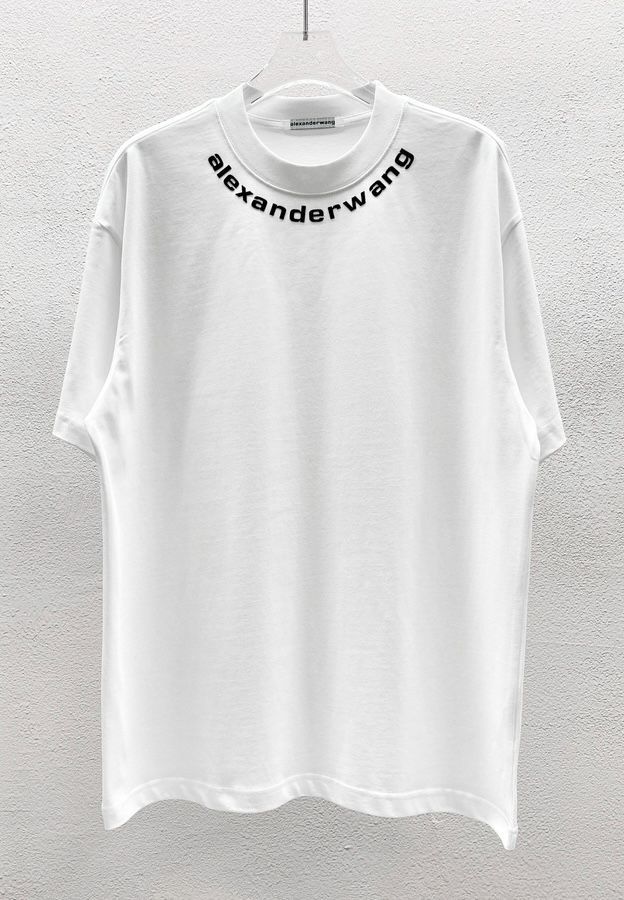 alexanderwang AW新カーブド・モノグラム クラシックなラウンドネックデザイン ユニセックス