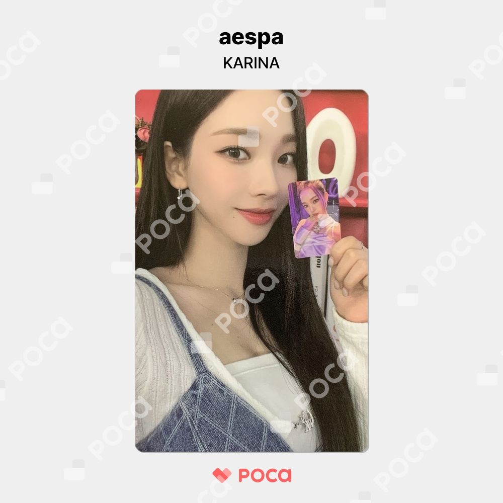 aespa カリナ　VRコンサートトレカ韓国ver aespa lynkpop カリナ vr 入場特典 トレカ - メルカリ