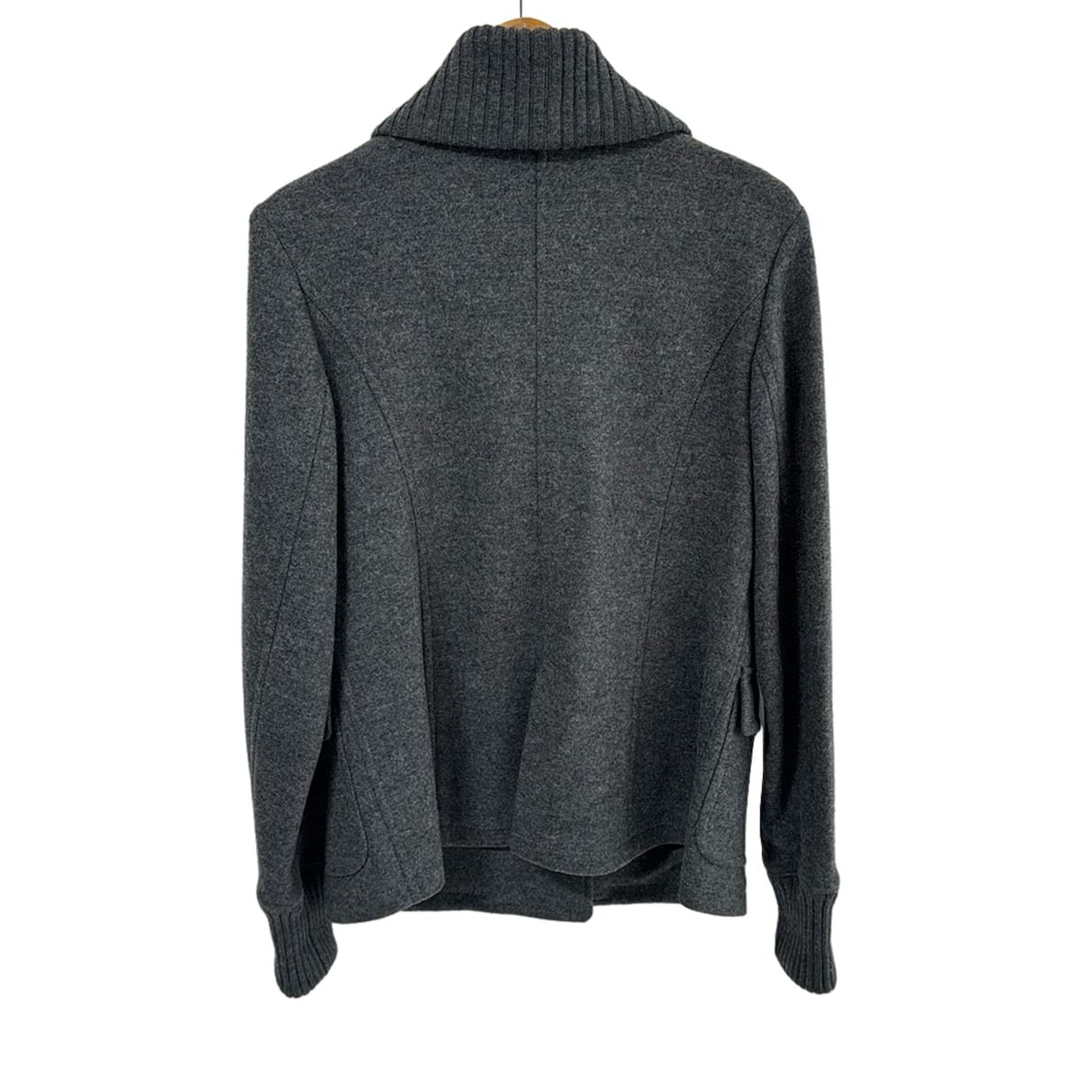 Burberry LONDON バーバリーロンドン コート サイズ44 XL レディース - ダークグレー 長袖 ショート丈 冬