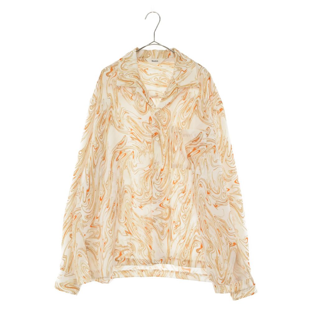 Name. (ネーム) 21AW STUDIOUS別注 マーブル 総柄 ポリエステル