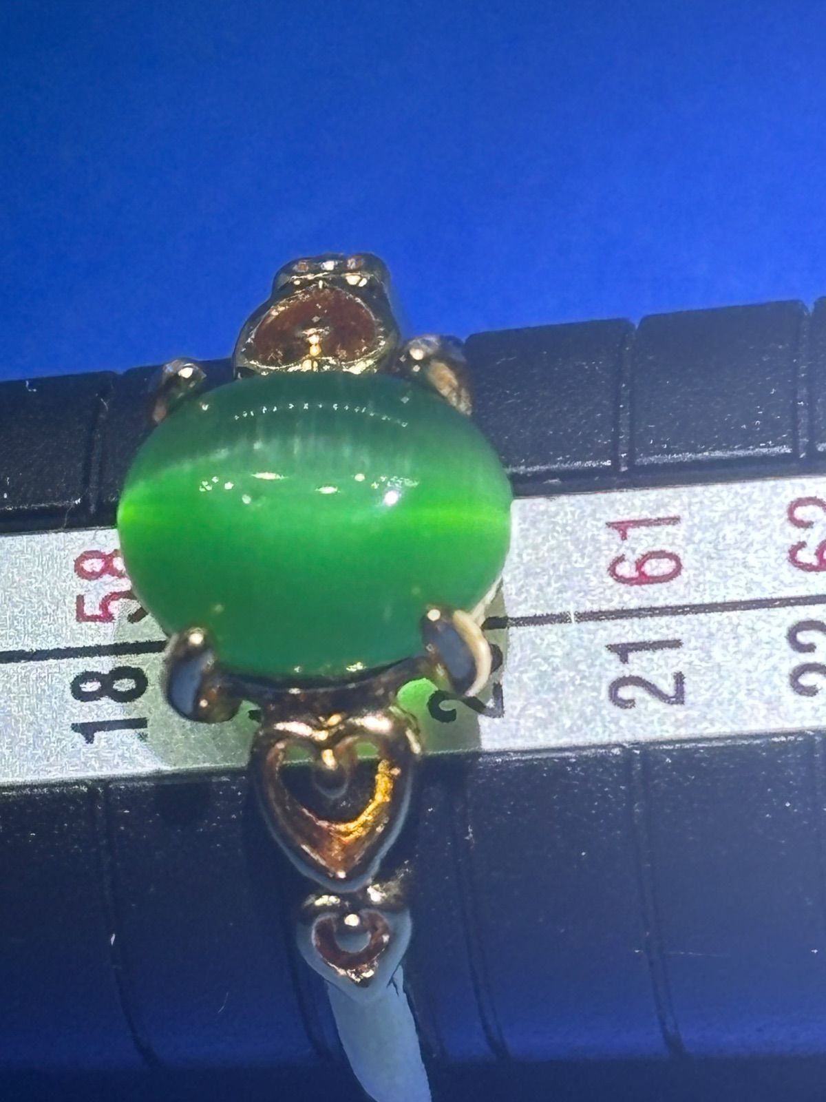 Chrysoberyl Cat's Eye Pt900クリソベリルキャッツアイ