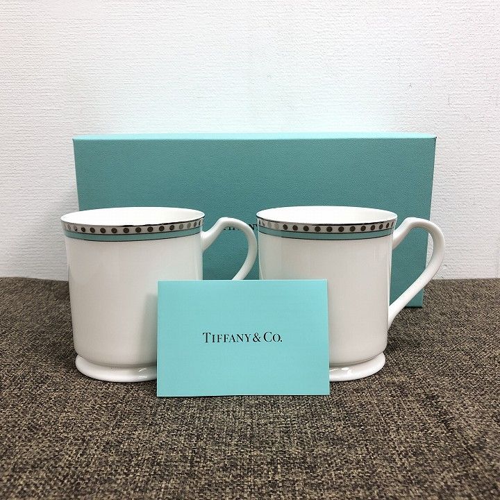 ティファニー マグカップ2点セット Tiffany & Co. マグカップ 2個