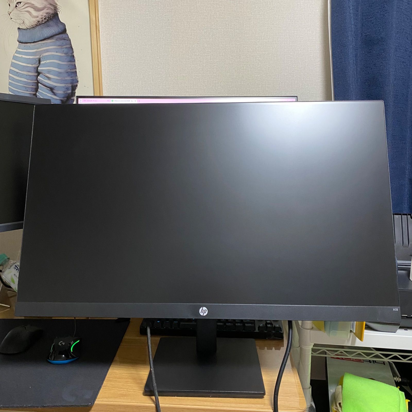 HP X32 QHD 165Hz IPS 31.5インチゲーミングモニター 美品 - メルカリ