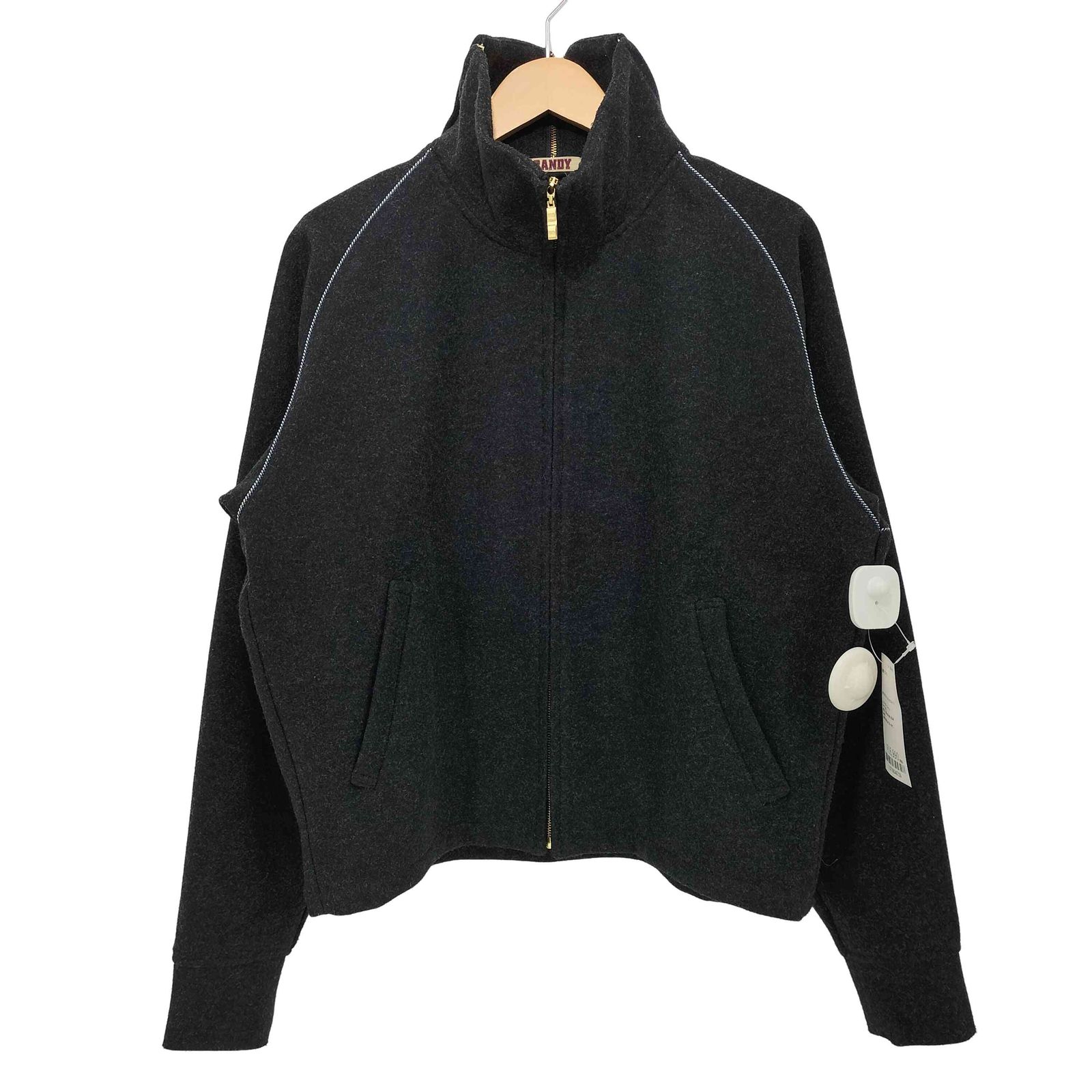 ジャケット・アウター randy 23aw ランディ RANDY 23AW TIME 4ジップハイネックブルゾン メンズ
