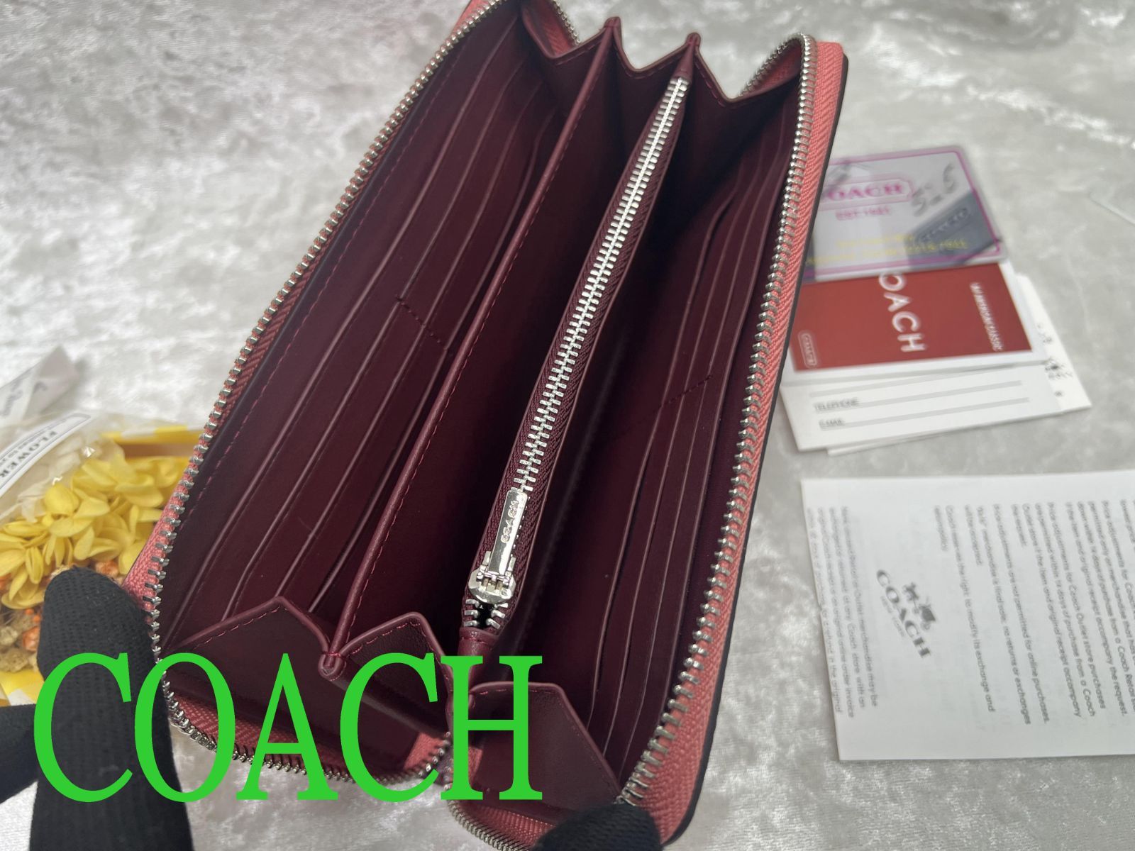 COACH 財布 コーチ 長 財布 ロング ジップ アラウンド ウォレット 