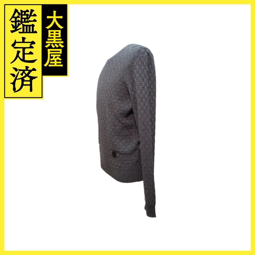 ヴィトン ロゴパッチ付ダミエセーター