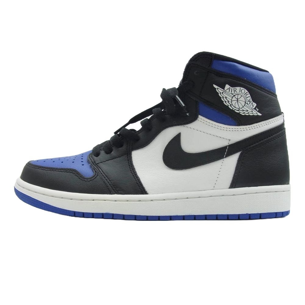 NIKE ナイキ 555088-041 Air Jordan 1 Retro High OG Royal Toe 2020 エアジョーダン 1 レトロ ハイ OG ロイヤル トゥ ハイカット スニーカー ブラック系 ブルー系 27cm【極上美品】