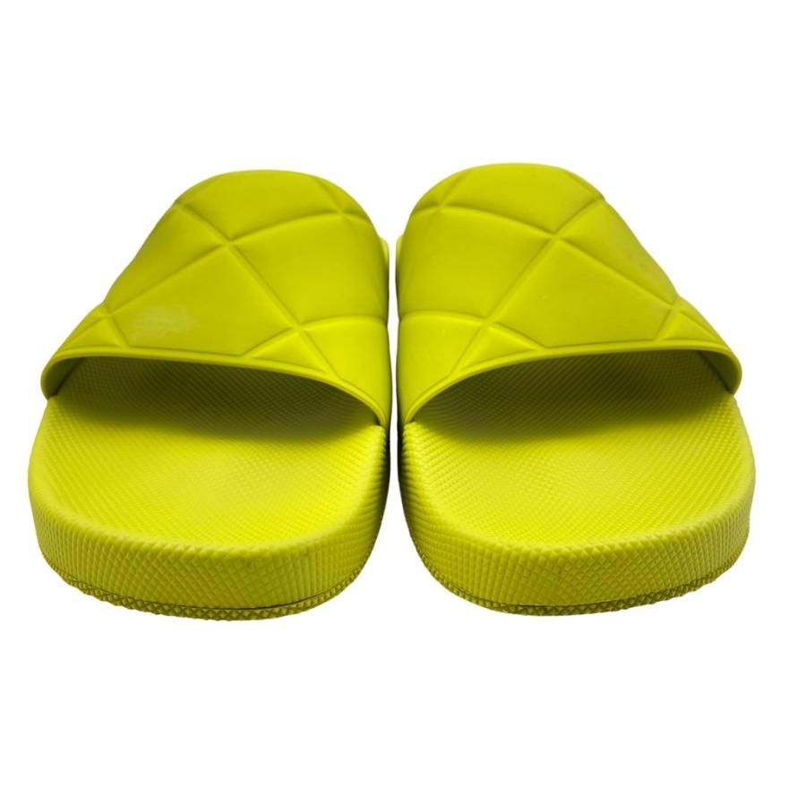 新品未使用 BOTTEGA VENETA グリーンスライダーサンダル サイズ44 楽天