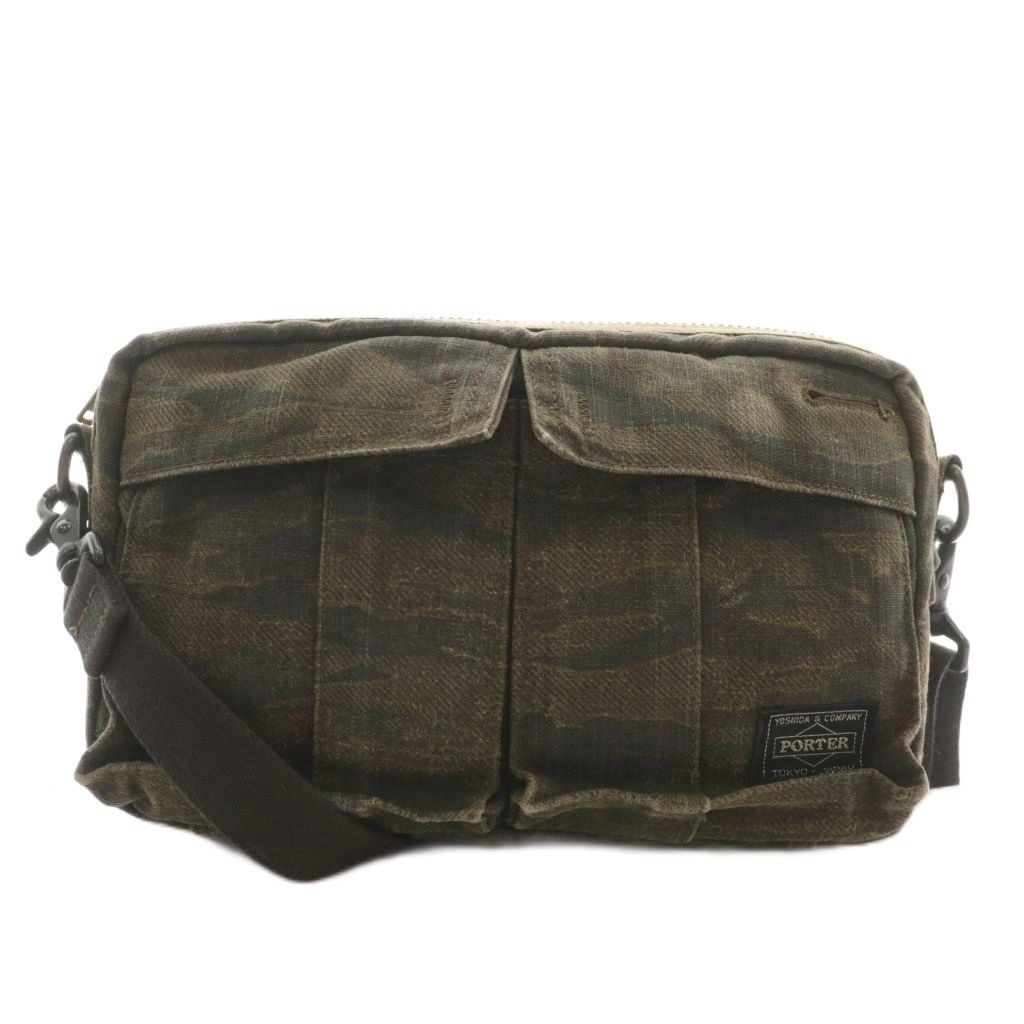 【PORTER】70周年記念 カモフラ柄 ショルダーバッグ 限定モデル 吉田カバン70周年モデル迷彩柄ショルダーバッグlove&peace 【公式通販】