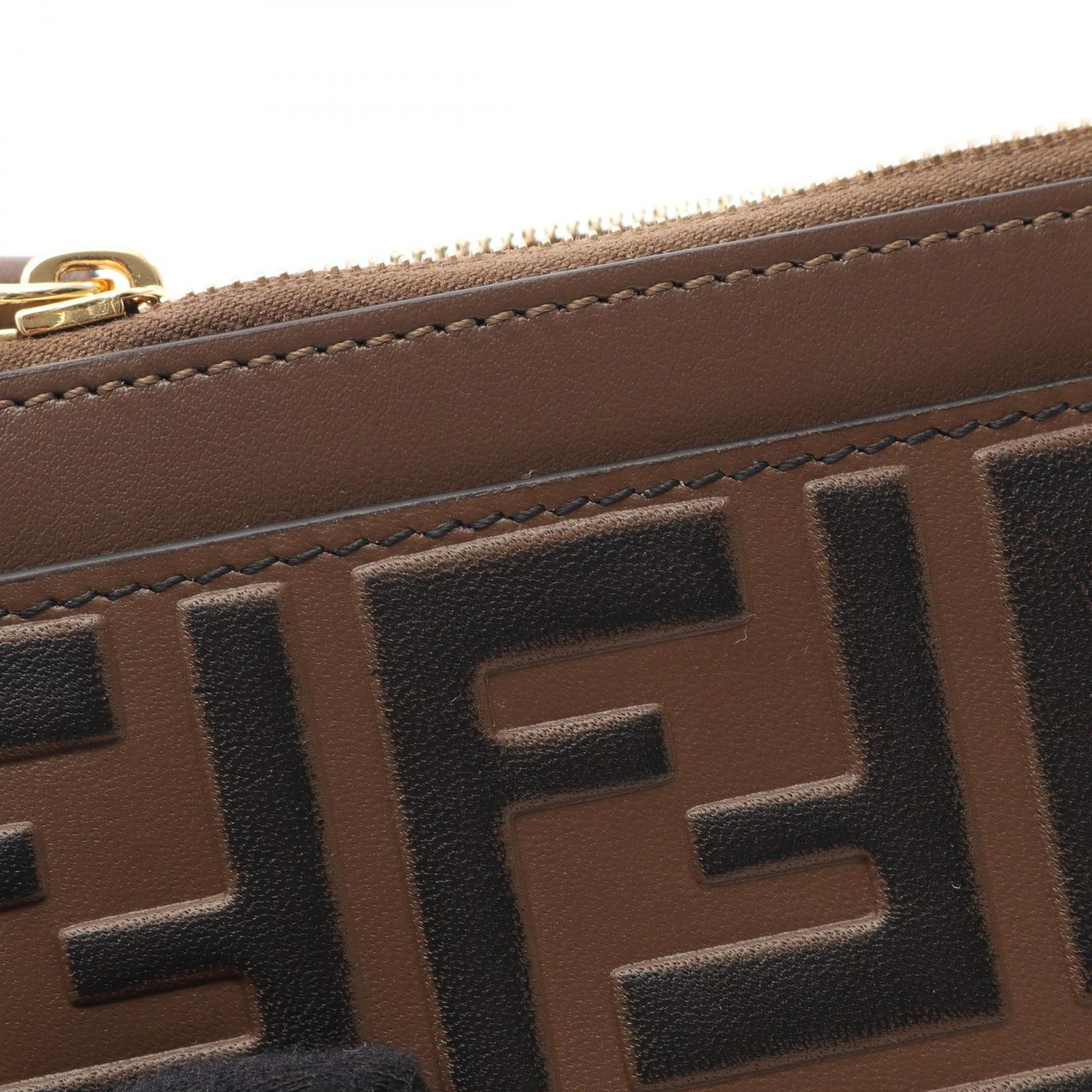 フェンディ FENDI カードケース FFダイヤモンド ジップカードケース ズッカ 8M0507ADYMF13VK ブラウン レザー FFダイヤモンド ジップカードケース レディース 新品 【新品★】FENDI フェンディ カードケース FFダイヤモンド ブラウン