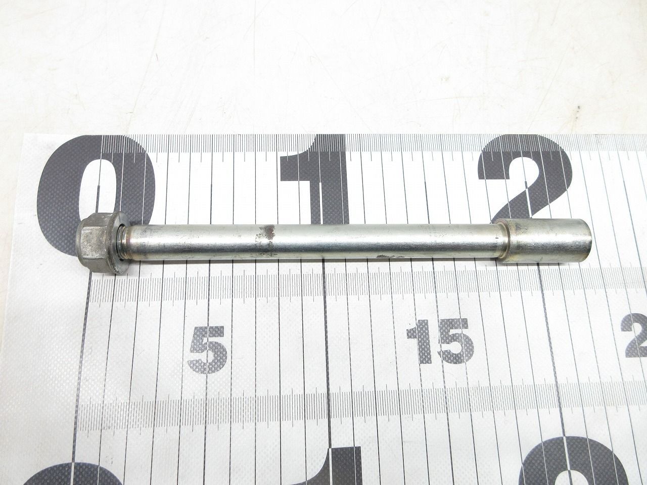 TLM220R フロントアクスル シャフト径15Φ＆20Φ 中古バイク部品 0708H31M-20