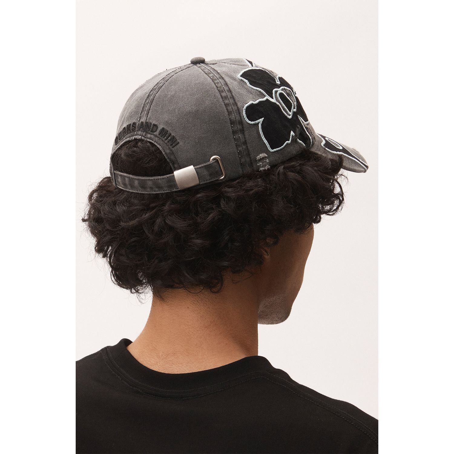 P.A.M. / PERKS AND MINI 25AW LOCKE DENIM APPLIQUE BASEBALL