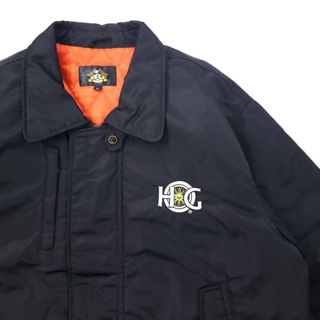 HARLEY DAVIDSON ( HOG ) フライトジャケット ボンバー Vtg Harley Davidson Harley Owners Group HOG Satin Bomber