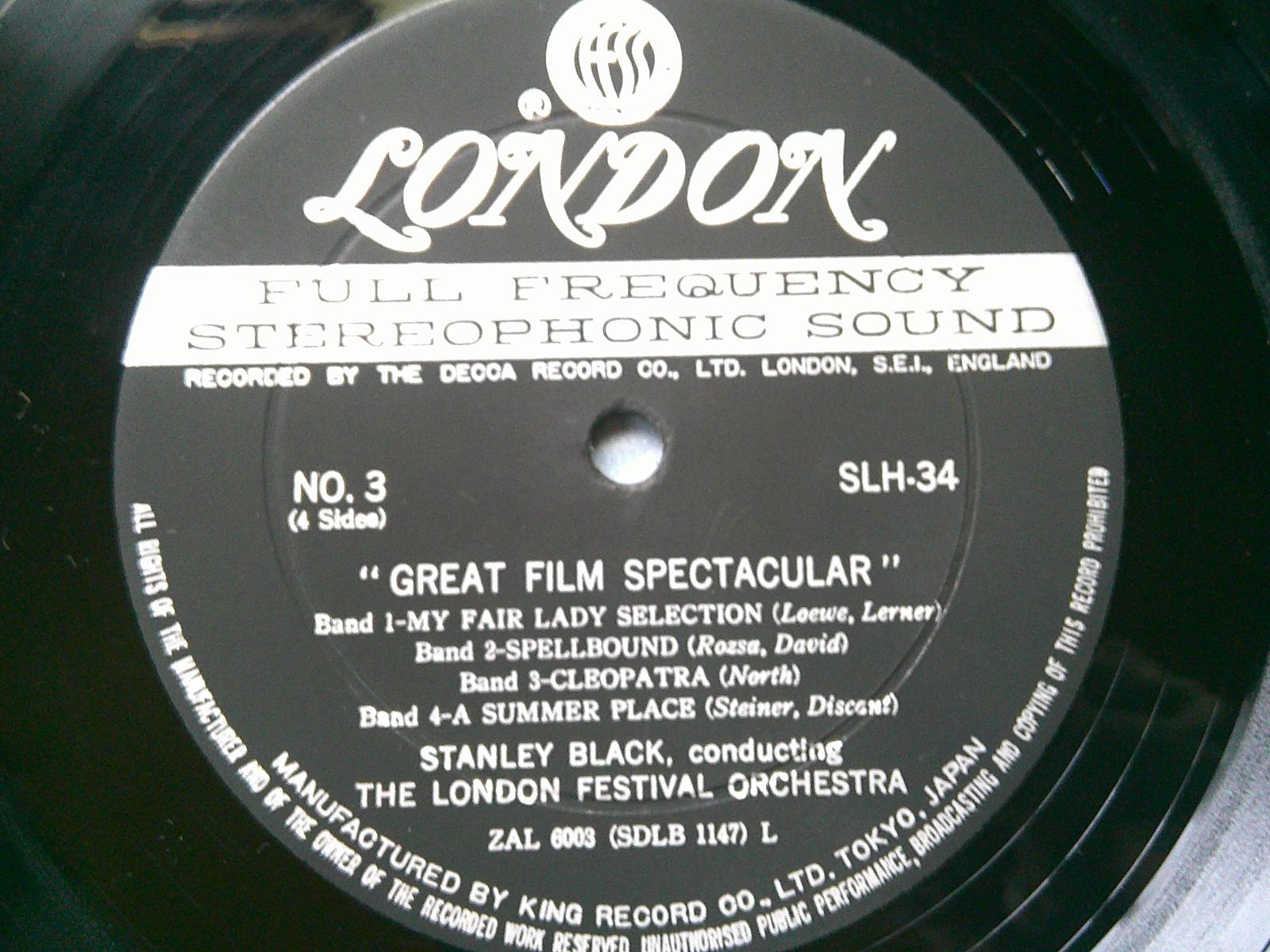 GREAT FILM SPECTACULAR 3 スタンリー・ブラック STANLEY BLACK - FILM