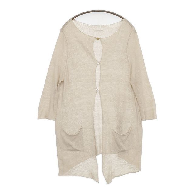 エヴァムエヴァ evam eva カーディガン サイズ1 S 黒 レディース ロング丈/カシミヤ 美品 トップス