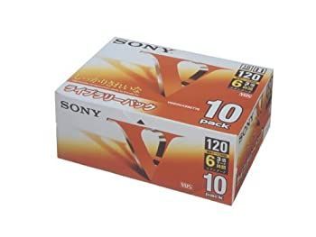 輸入･日本仕様 SONY 録画用VHSビデオカセットテープ 120分 10巻 スタンダード 10T120VL