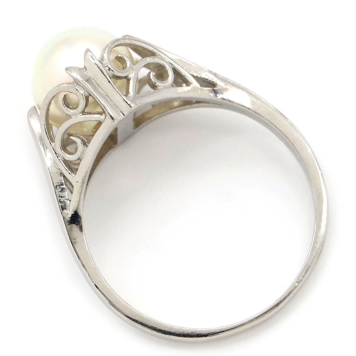 K18WG パール リング パールリング 南洋三色 K18WG パールリング 南洋