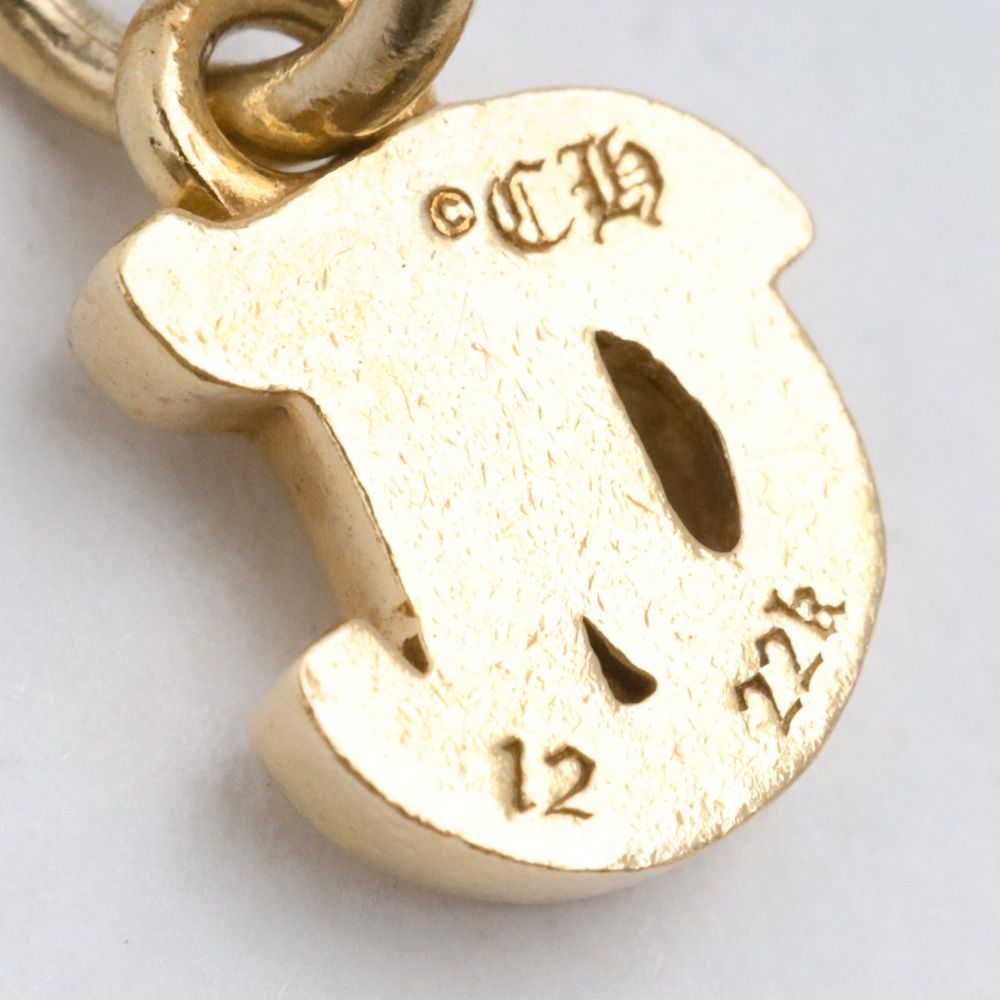 CHROME HEARTS 22K アルファベット T ペンダントチャーム - メルカリ