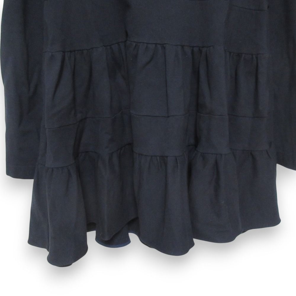 美品 22AW yori ヨリ ぬくぬくヘムフリルブラウス YR2221-123AW サイズF ネイビー レディース 古着 中古 美品 22AW yori ヨリ ぬくぬくヘムフリルブラウス YR2221-123AW
