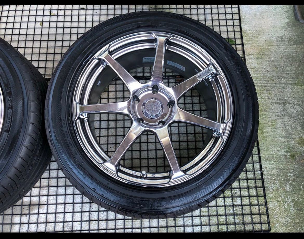 ヨコハマ AVS MODEL T7 8J+38 17インチ タイヤホイール 4本 - メルカリ