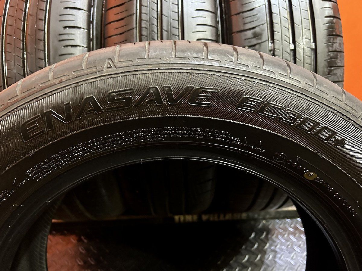 DUNLOP ENASAVE EC300+ 205/60R16 16インチ 夏タイヤ 4本 23年製 バリ 