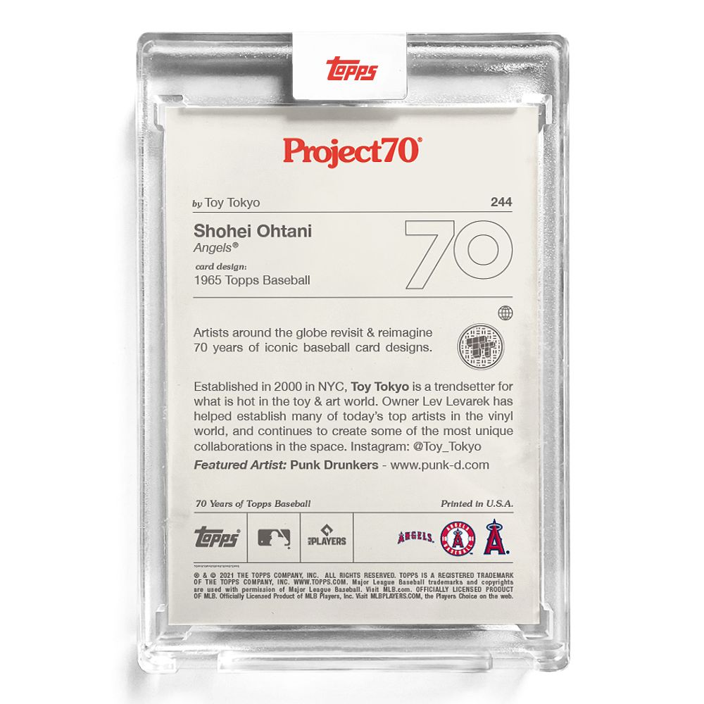 希少】 topps project70 no.244 大谷翔平 希少】 topps project70 no