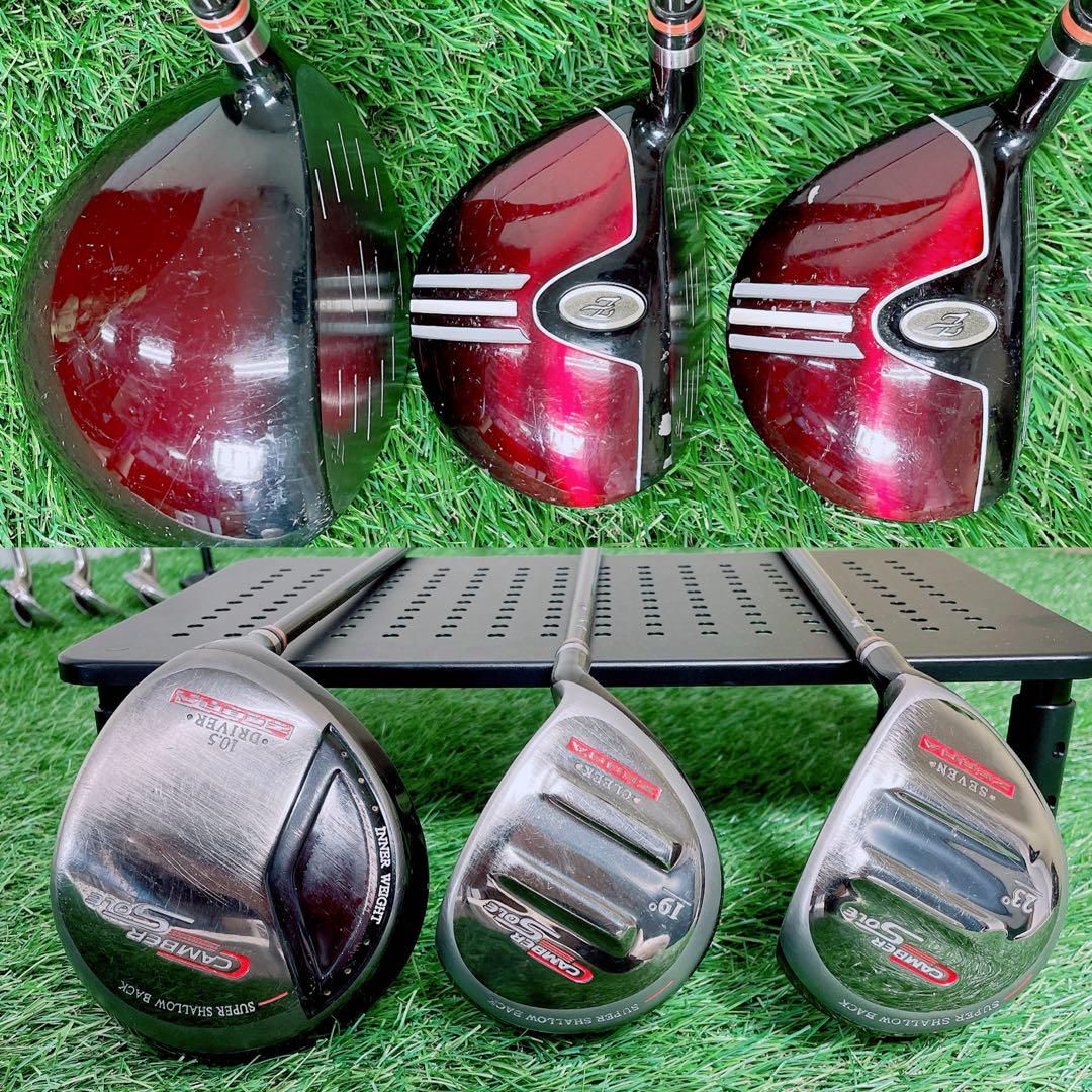 ゴルフクラブ　メンズセット　初心者　ゼブラ　キャンバーソール　NT1075 ゴルフクラブ メンズセット 初心者 ゼブラ キャンバーソール