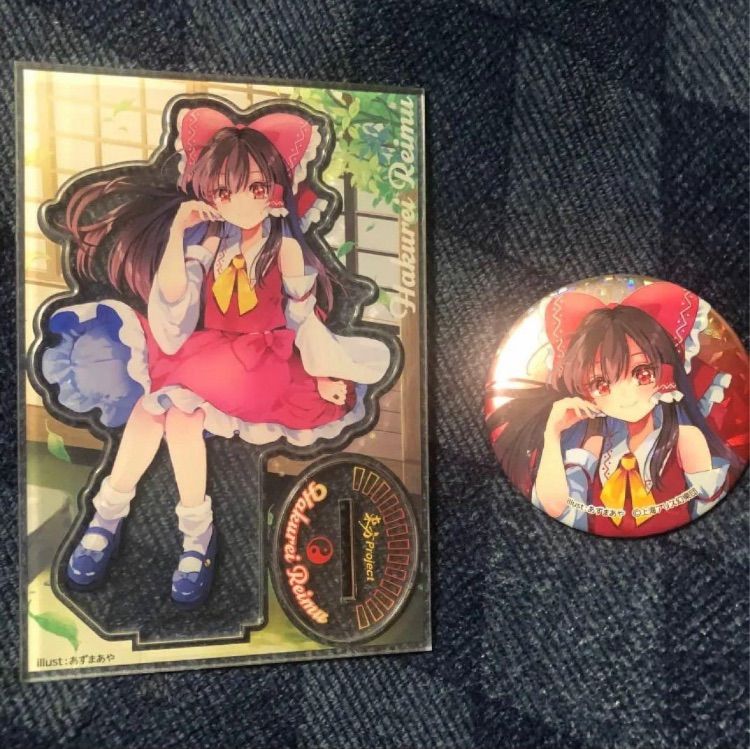 東方Project ビックアクリルスタンド・缶バッジセット 博麗霊夢 東方Project ビックアクリルスタンド・缶バッジセット 博麗霊夢