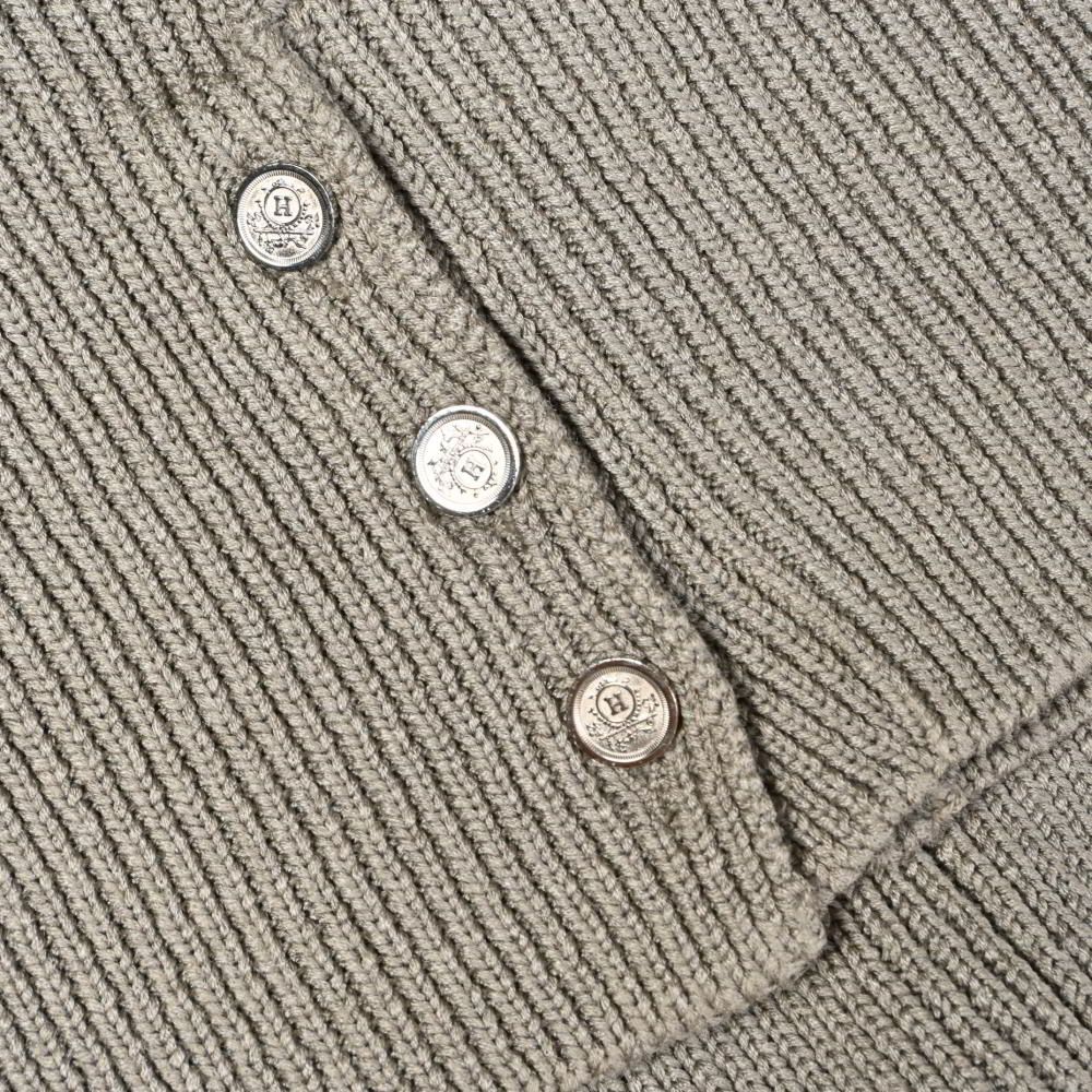美品 HERMES マルジェラ期 トップス 熱帯魚 シルク カシミヤ L Fall2003 Hermes by Martin Margiela エルメス マルジェラ期