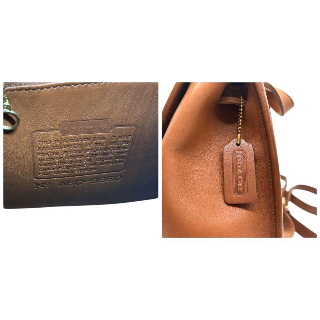 COACH コーチ リュック オールドコーチ レガシー レザー 本革 ブラウン