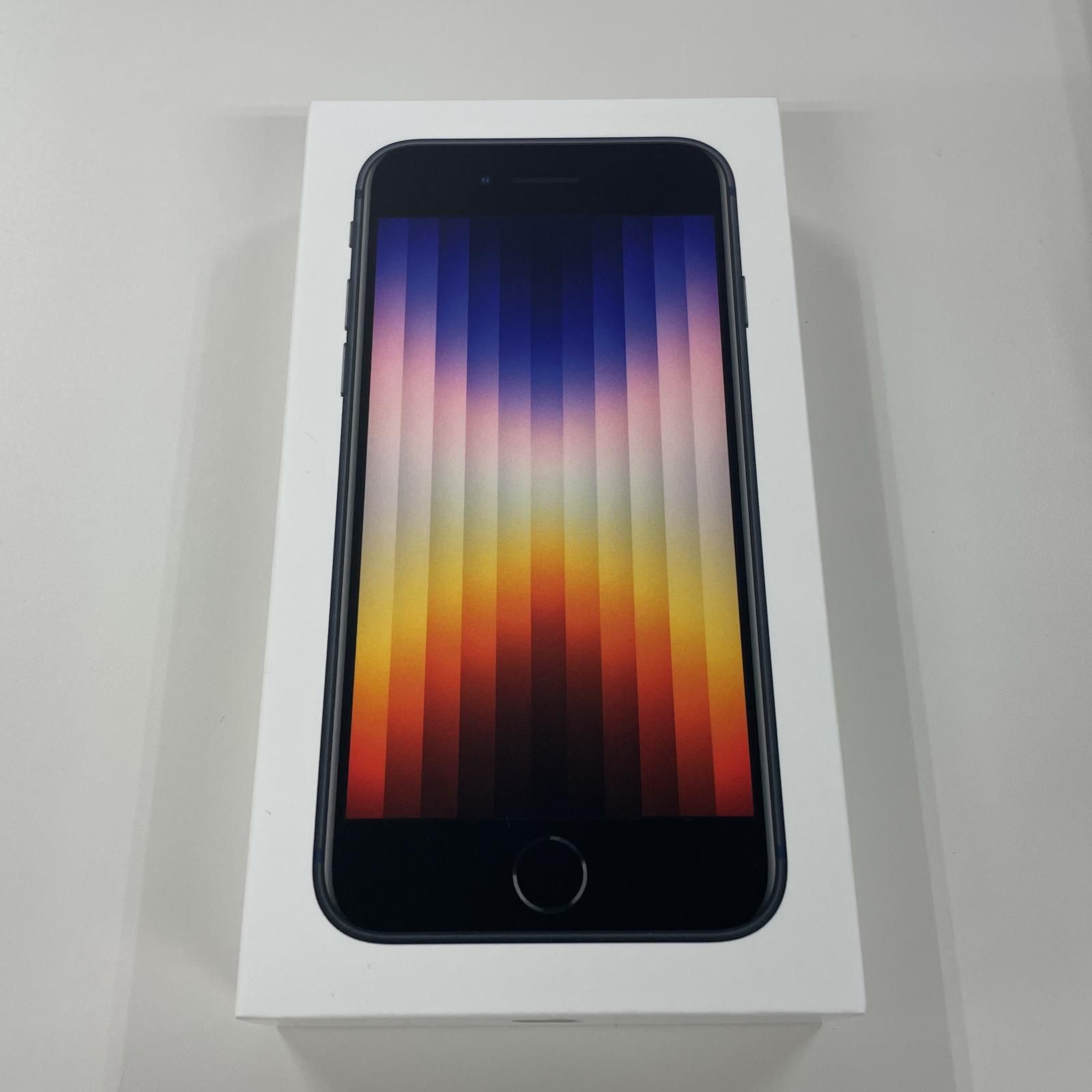 SIMフリー iPhone SE(第3世代) 64GB ミッドナイト