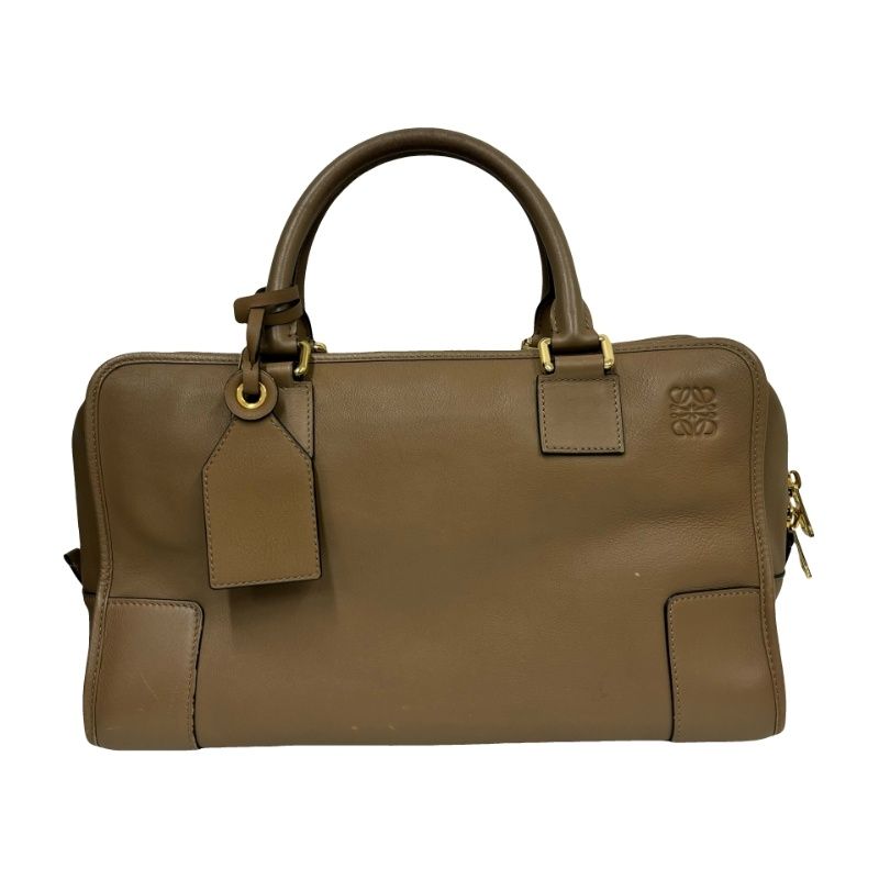 LOEWE ロエベ アマソナ36 ハンドバッグ ベージュ レザー レディース イニシャル入り 保存袋付き 【中古】 52411K273 - メルカリ