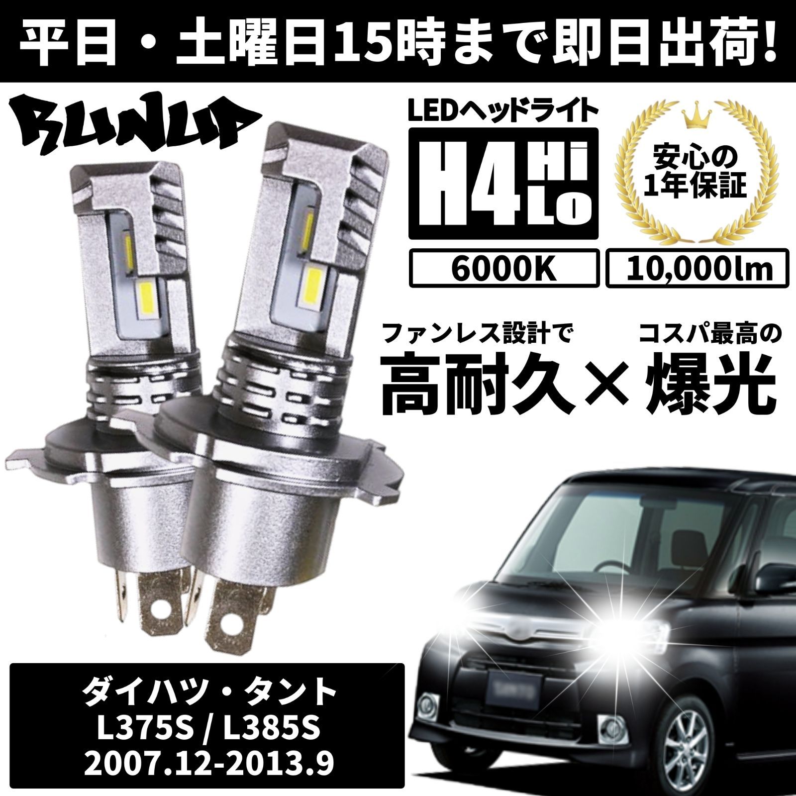 送料無料 L375S タントカスタム ワンオフ加工 純正HIDヘッド