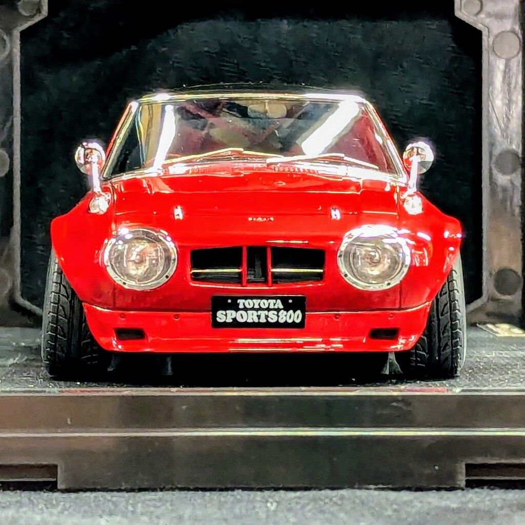 ignition model 1/18 Toyota Sports 800 NOB Hachi Ver Red