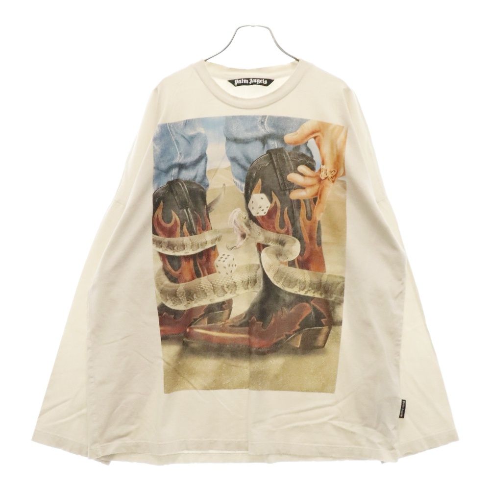 Palm Angels ロングスリーブカットソー ホワイト Palm Angels 長袖