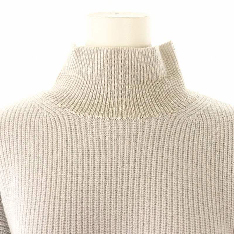 美品 FOXEY NEW YORK フォクシーニューヨーク ニット　セーター トップス　長袖　グレー ソデコーデ　Sode Coorde 40  レディース