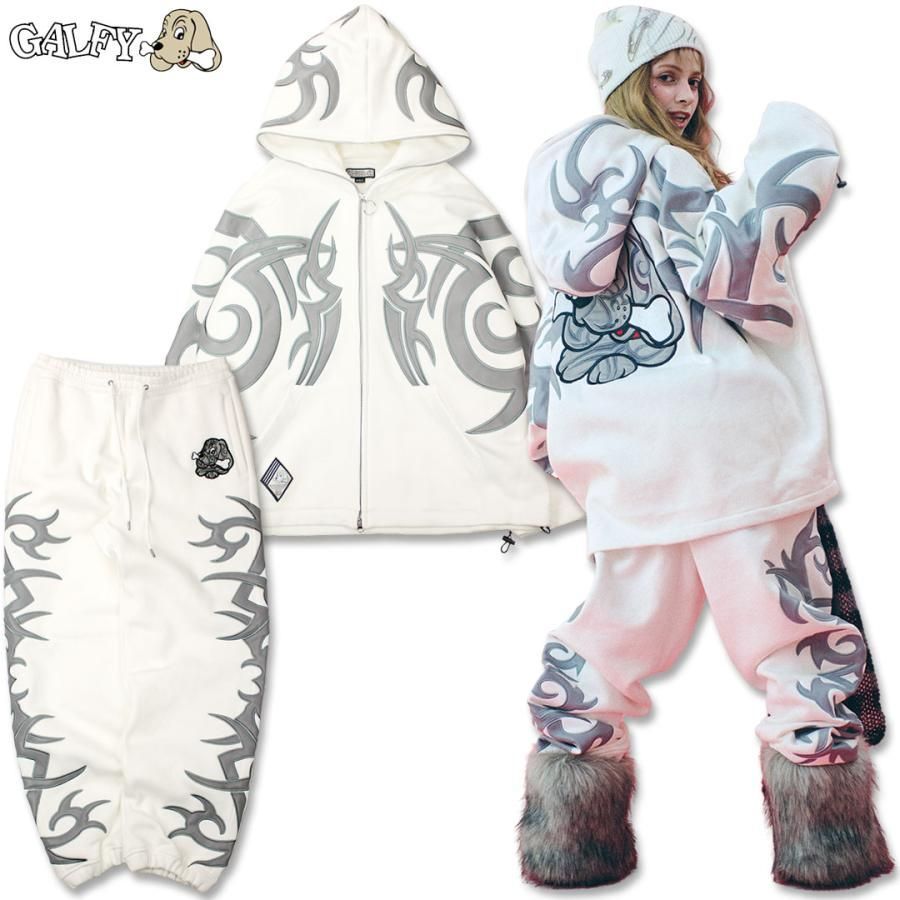 ガルフィー GALFY 部族系ダブダブパーカー 部族系スウェット ガルフィー GALFY 部族系ダブダブパーカー 部族系スウェット