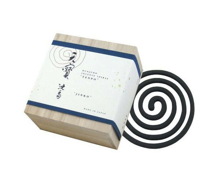 薫寿堂 天寳 沈香 うずまき5巻入 香立付き 1115