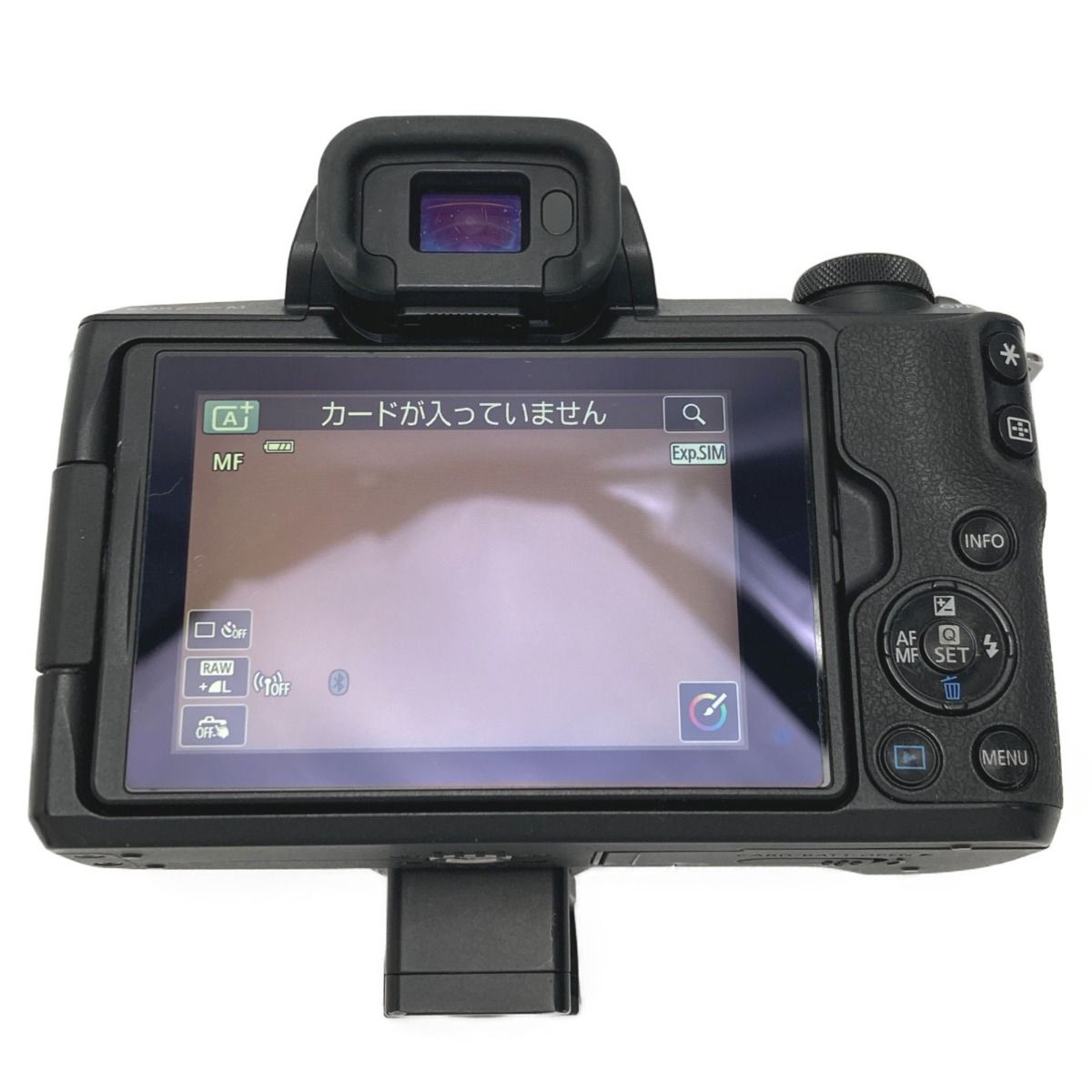 CANON キャノン EOS Kiss M ミラーレス一眼カメラ レンズ欠品 バッグ