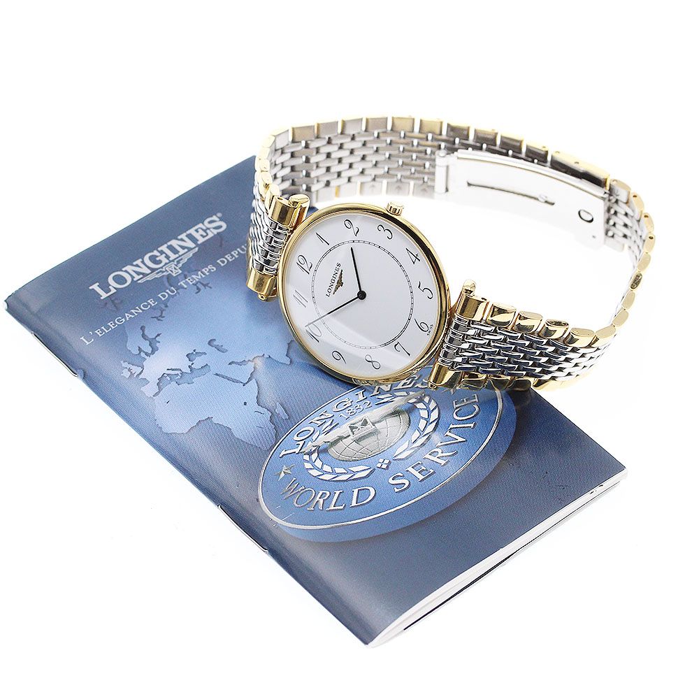 ロンジン LONGINES L4.635.2 グランドクラシック クォーツ メンズ保証書付き_910926