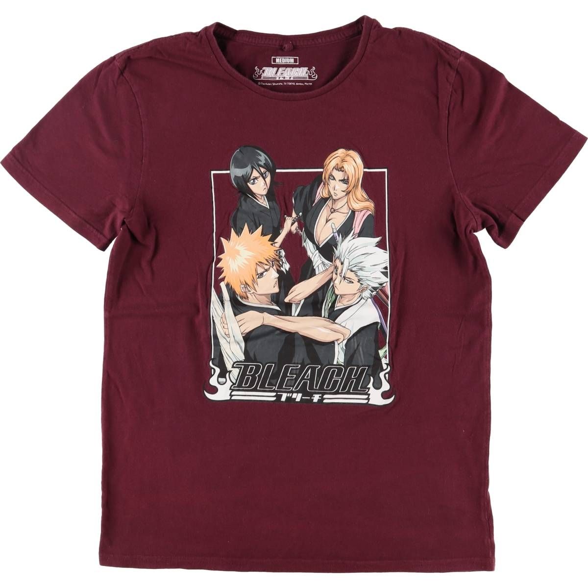 古着 BLEACH ブリーチ アニメ キャラクタープリントTシャツ メンズM 