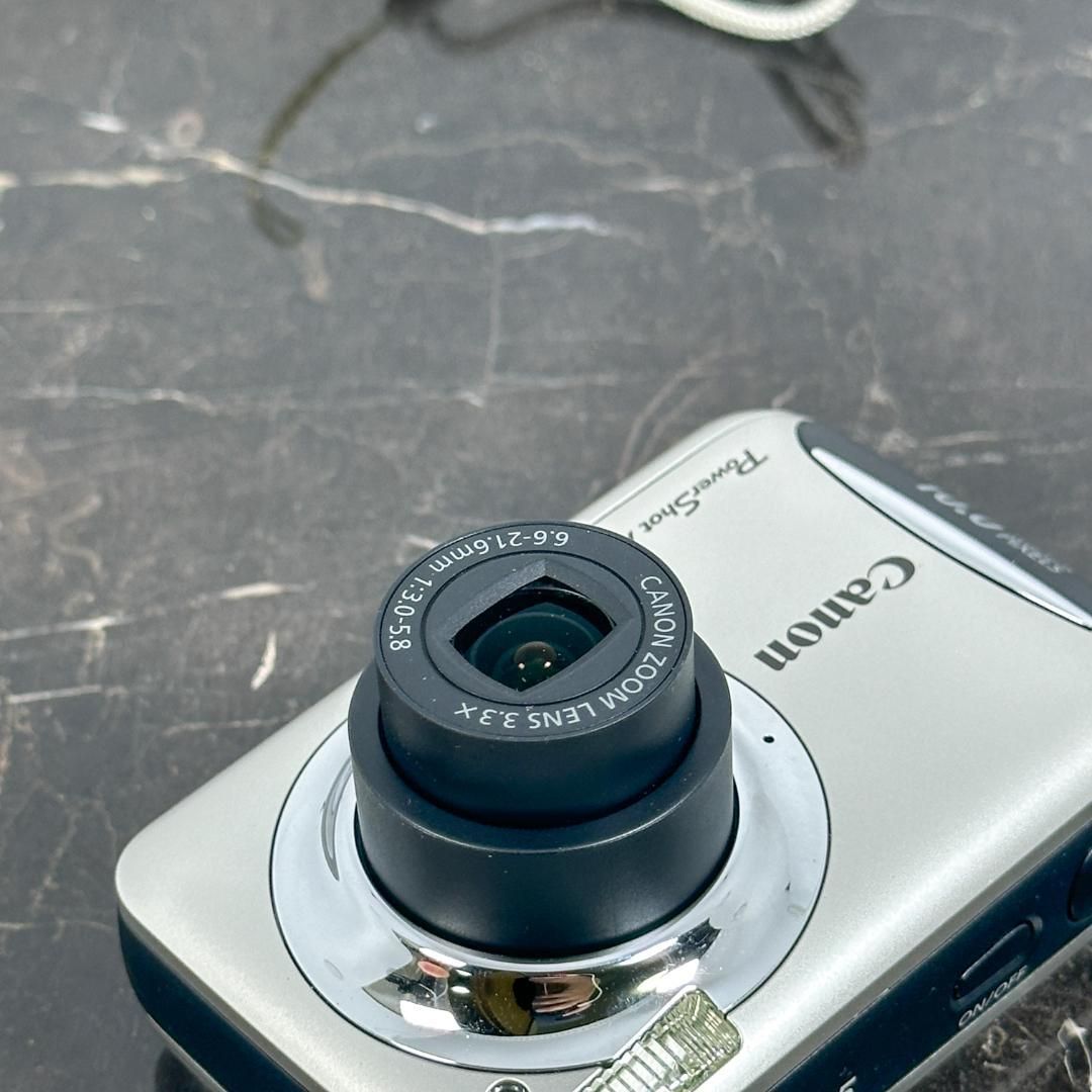 美品】Canon PowerShot A495 シルバー 単3電池駆動 - メルカリ