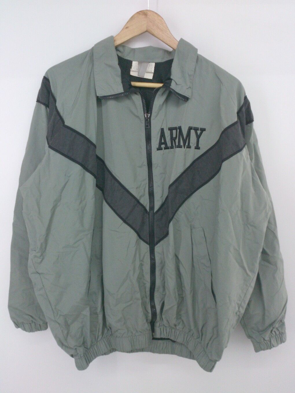 US ARMY ユーエス アーミー ミリタリー カジュアル 長袖 ジップアップ ジャケット  カーキ系 メンズ P 1308010008443