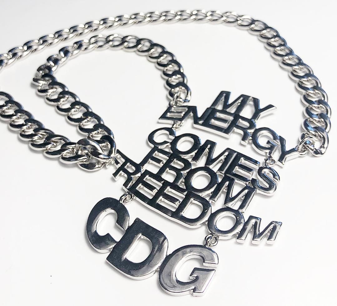 希少/即完□青山限定 コムデギャルソン COMME des GARCONS□メッセージ