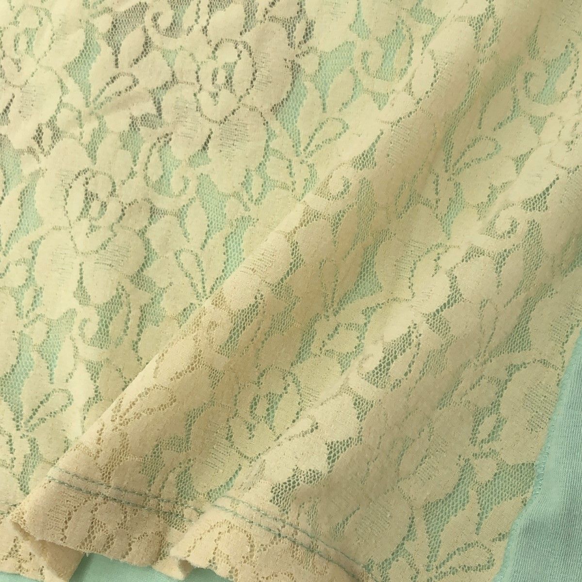 美品 D&G ドルチェ＆ガッバーナ 異素材 バックフラワーレース