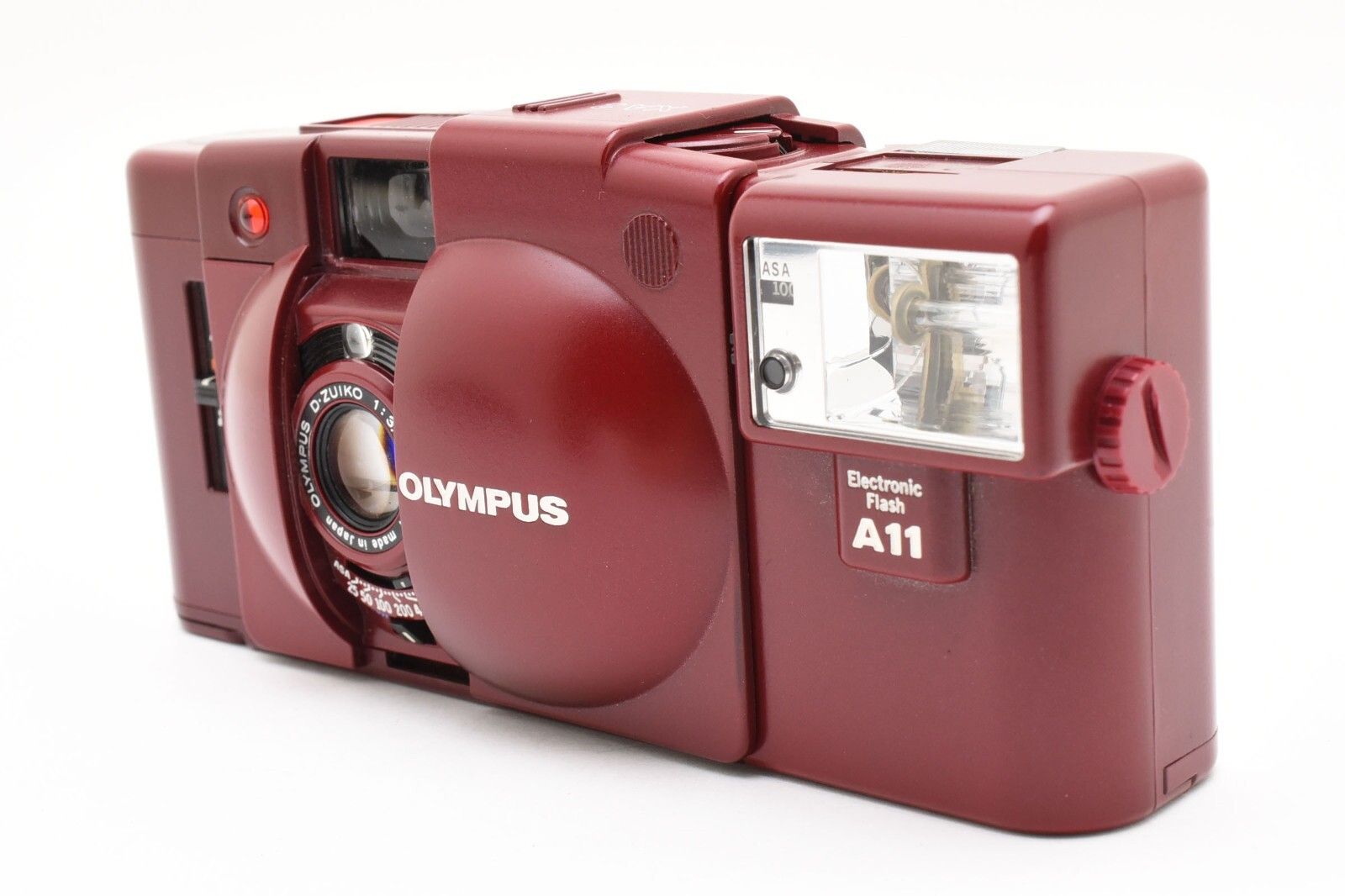 オリンパス OLYMPUS XA2 レッド + A11 ［ジャンク品］ フィルム