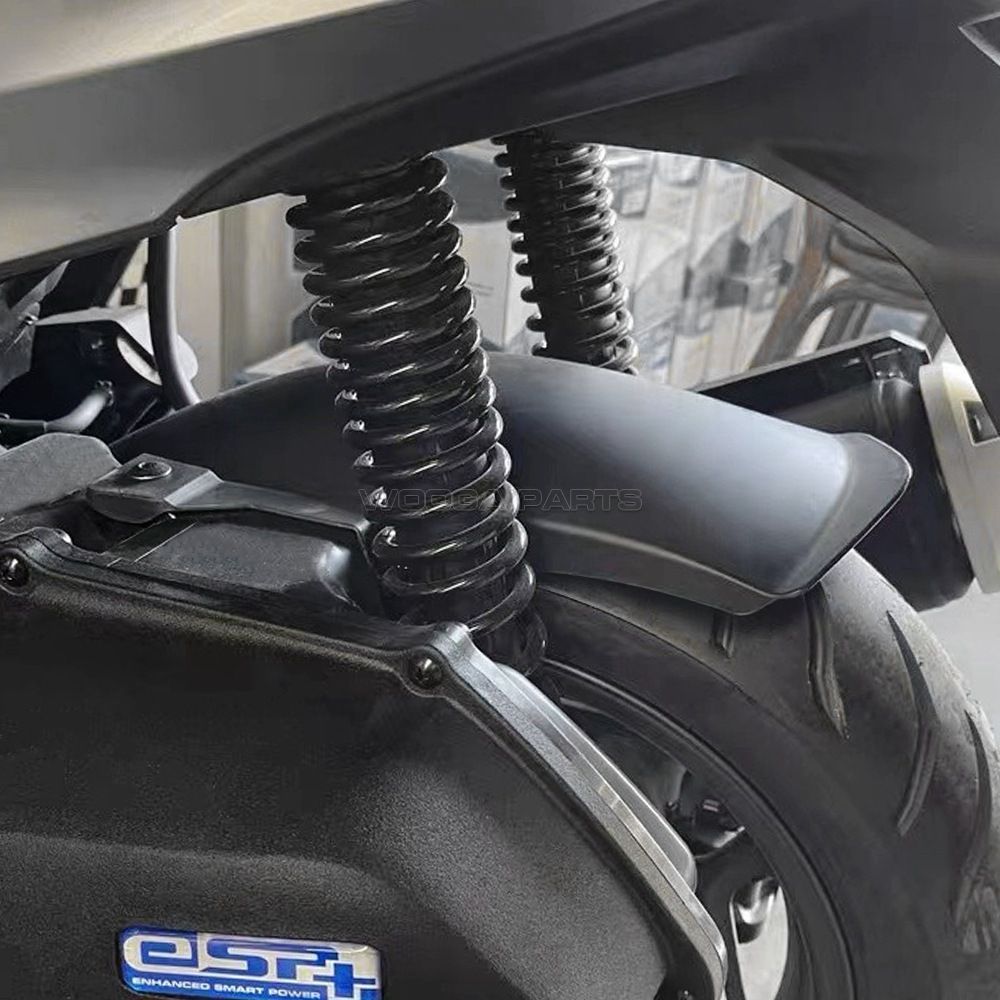 送料無料 ホンダ PCX160 2020-2025 用 ロングリアフェンダー 泥よけ ABS製 マッドガード ブラック|カーボン柄sq大人気