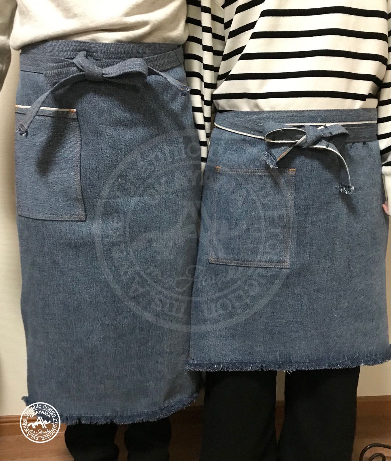 KAPITAL CENTURY DENIM NO.5 エプロン サコッシュ KAPITAL CENTURY DENIM NO.5 エプロン サコッシュ 黒エプロン 男性