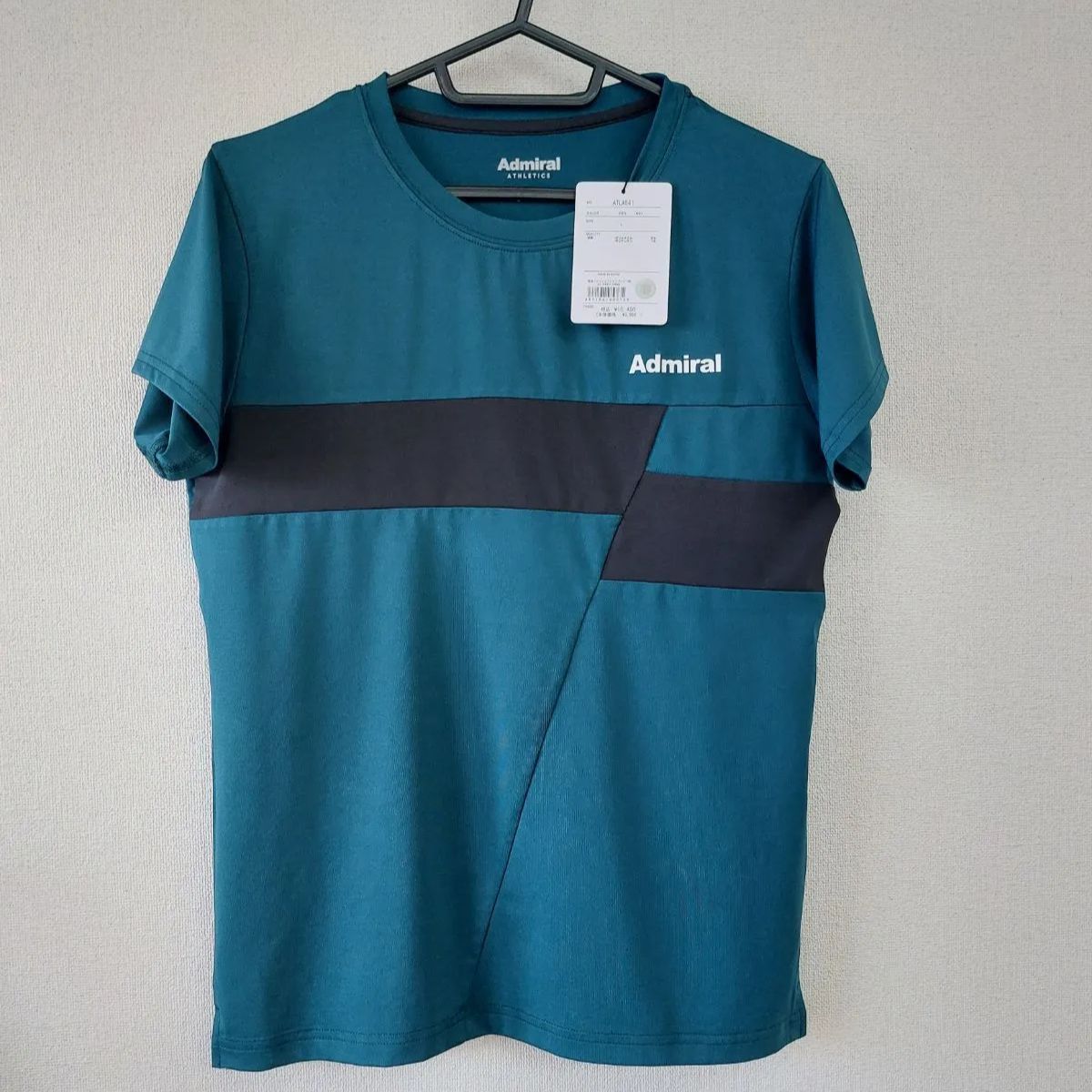 Admiral アドミラル 25AW ATLA541 バイカラースライドブロックTEE GRN 60 Lサイズ
